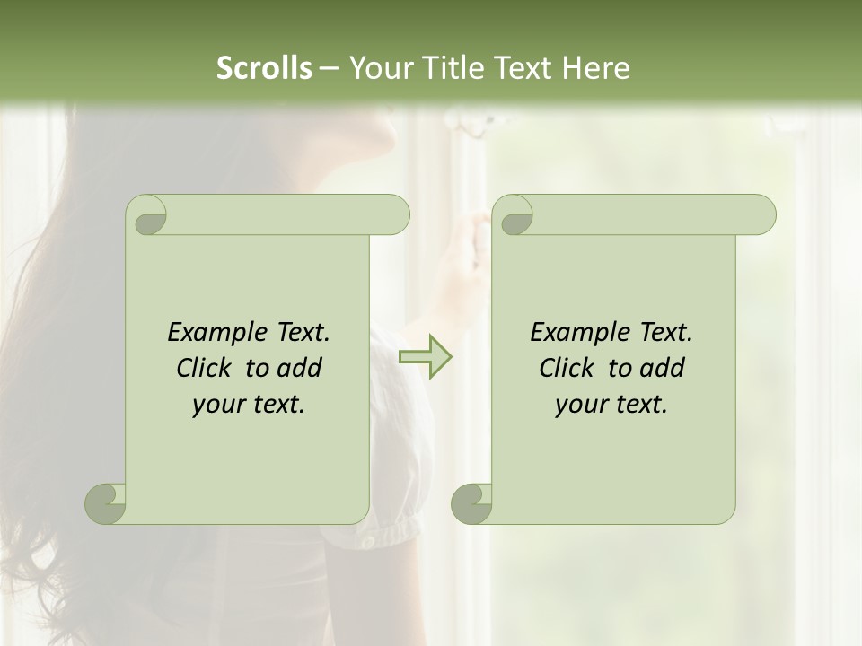 Melancholisch Tagtraum Sch PowerPoint Template