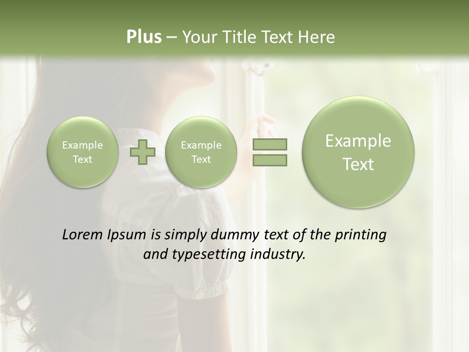Melancholisch Tagtraum Sch PowerPoint Template