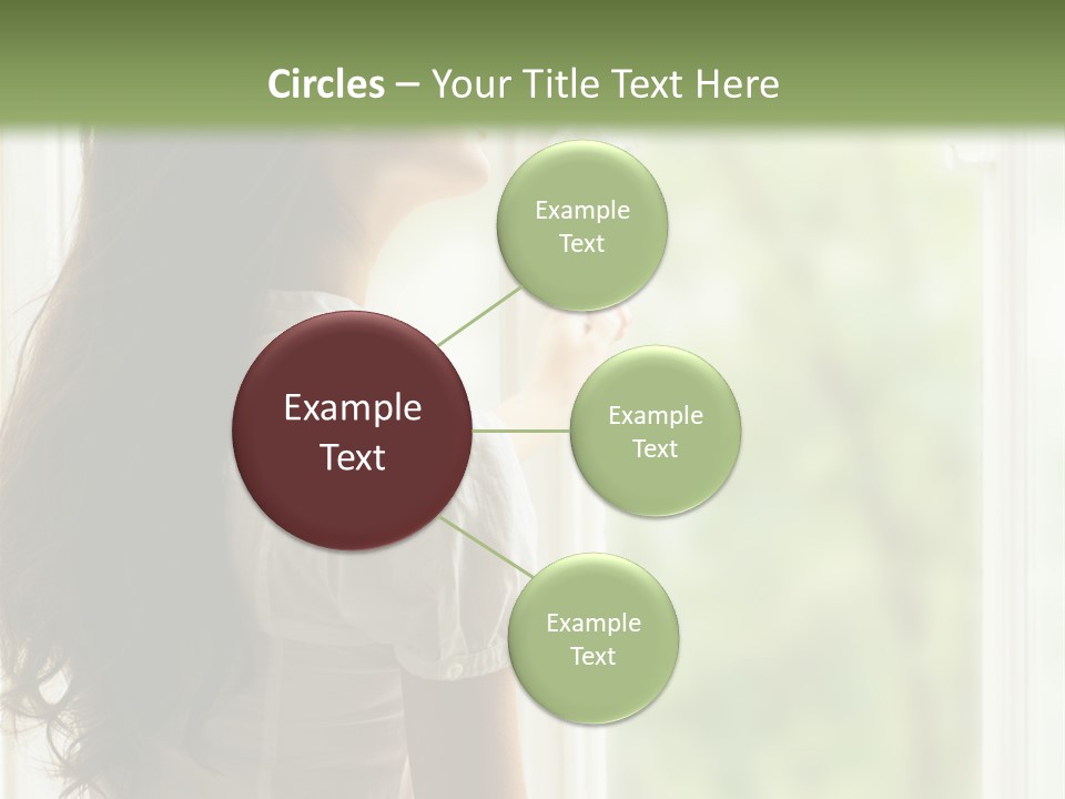 Melancholisch Tagtraum Sch PowerPoint Template