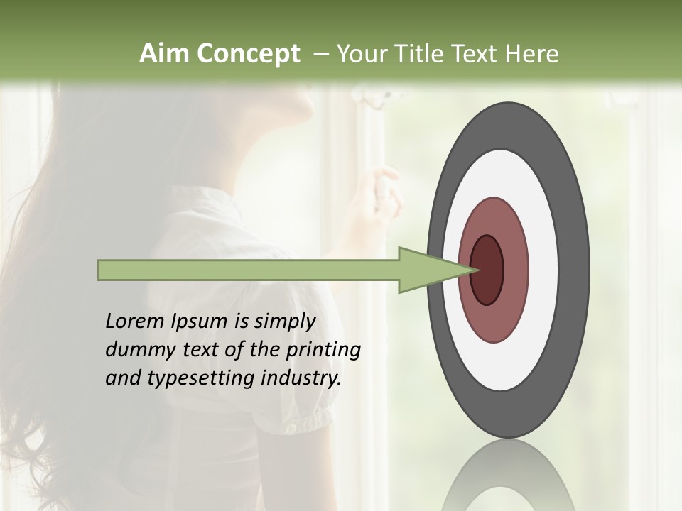 Melancholisch Tagtraum Sch PowerPoint Template