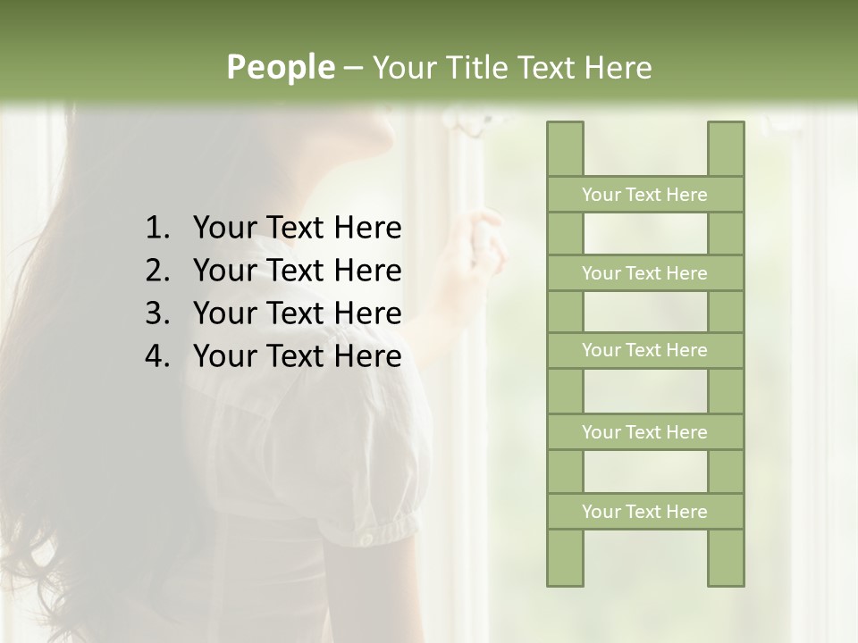 Melancholisch Tagtraum Sch PowerPoint Template