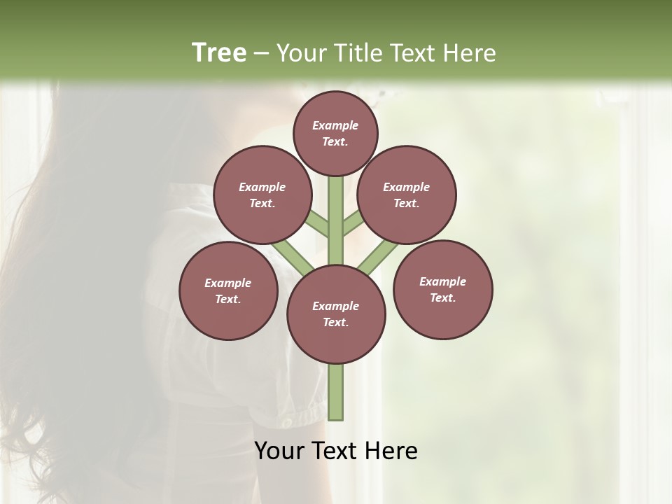 Melancholisch Tagtraum Sch PowerPoint Template