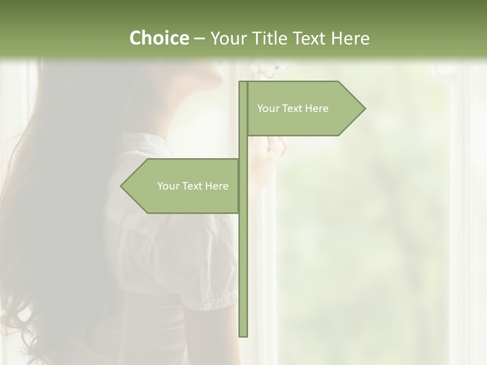 Melancholisch Tagtraum Sch PowerPoint Template