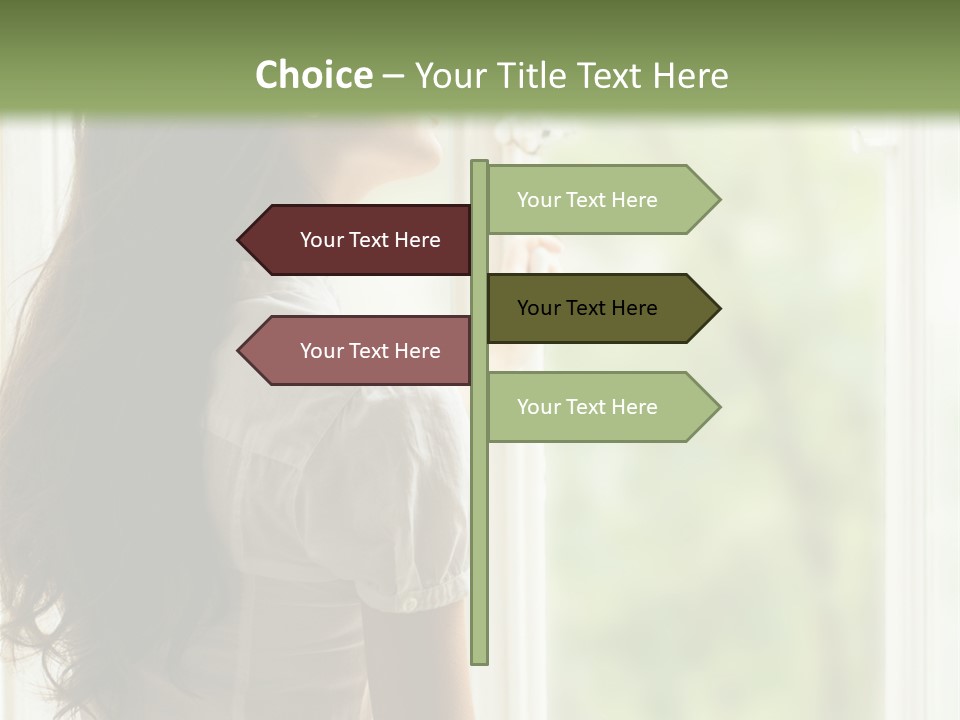 Melancholisch Tagtraum Sch PowerPoint Template