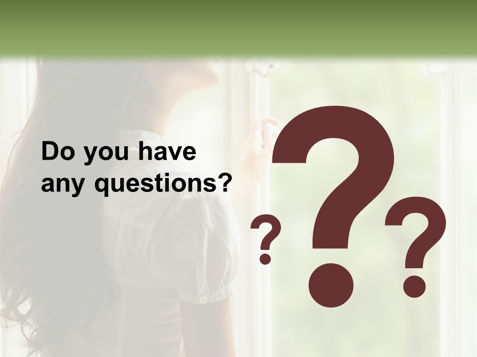 Melancholisch Tagtraum Sch PowerPoint Template