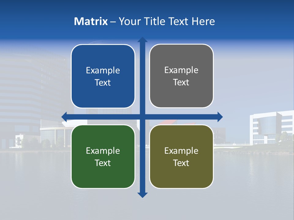 Illustration Shadow Mirror PowerPoint Template