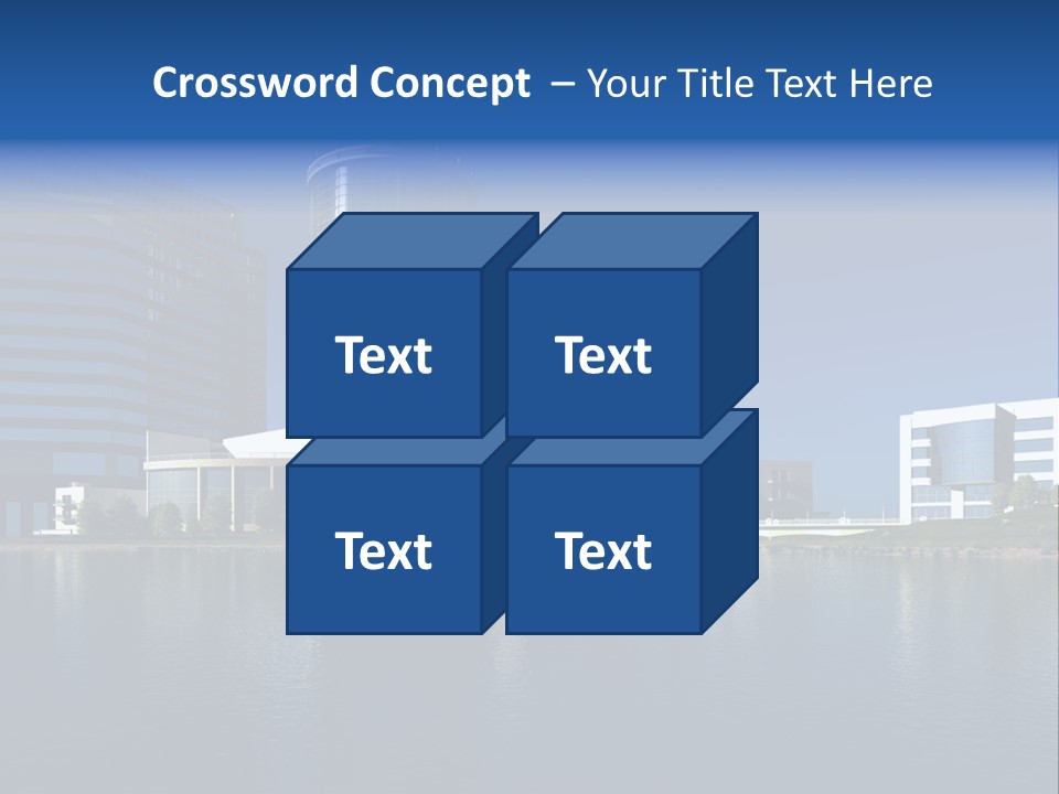Illustration Shadow Mirror PowerPoint Template