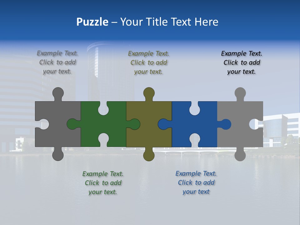 Illustration Shadow Mirror PowerPoint Template