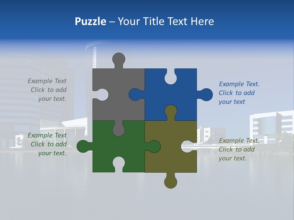 Illustration Shadow Mirror PowerPoint Template