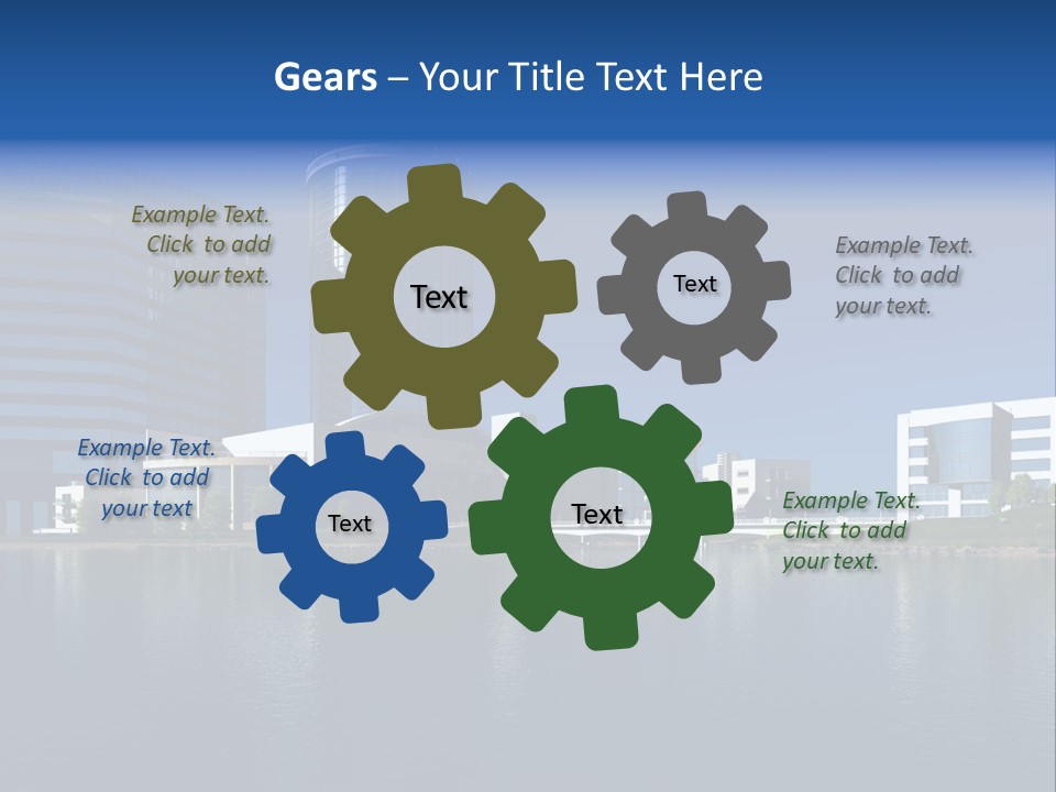 Illustration Shadow Mirror PowerPoint Template