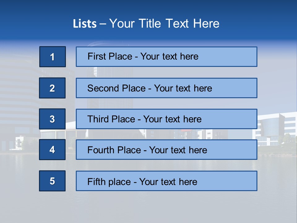 Illustration Shadow Mirror PowerPoint Template