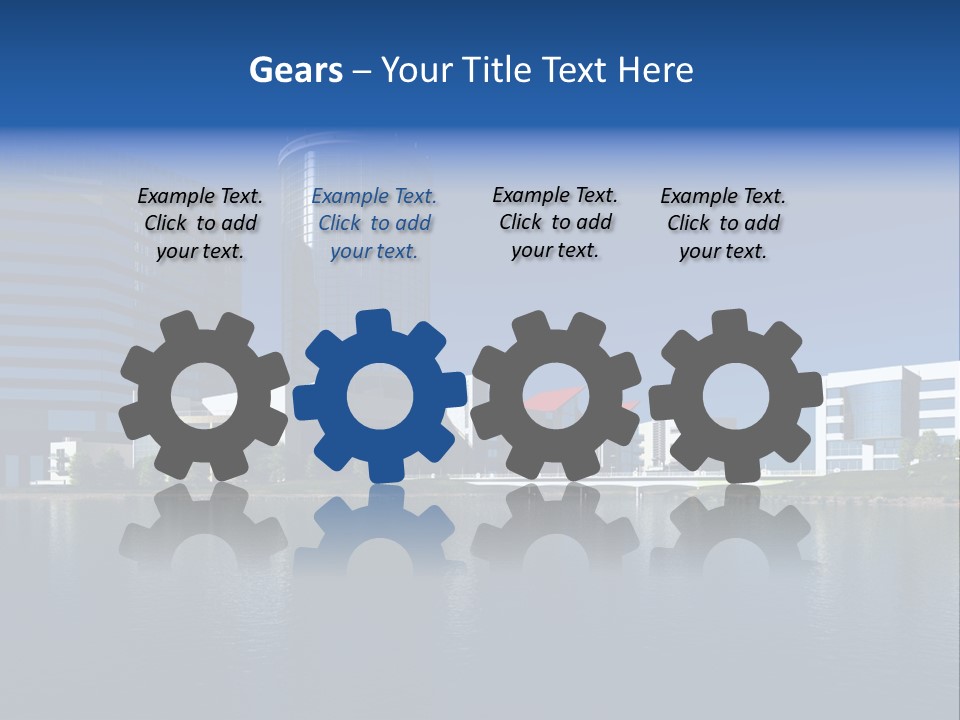 Illustration Shadow Mirror PowerPoint Template