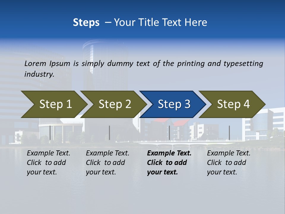 Illustration Shadow Mirror PowerPoint Template