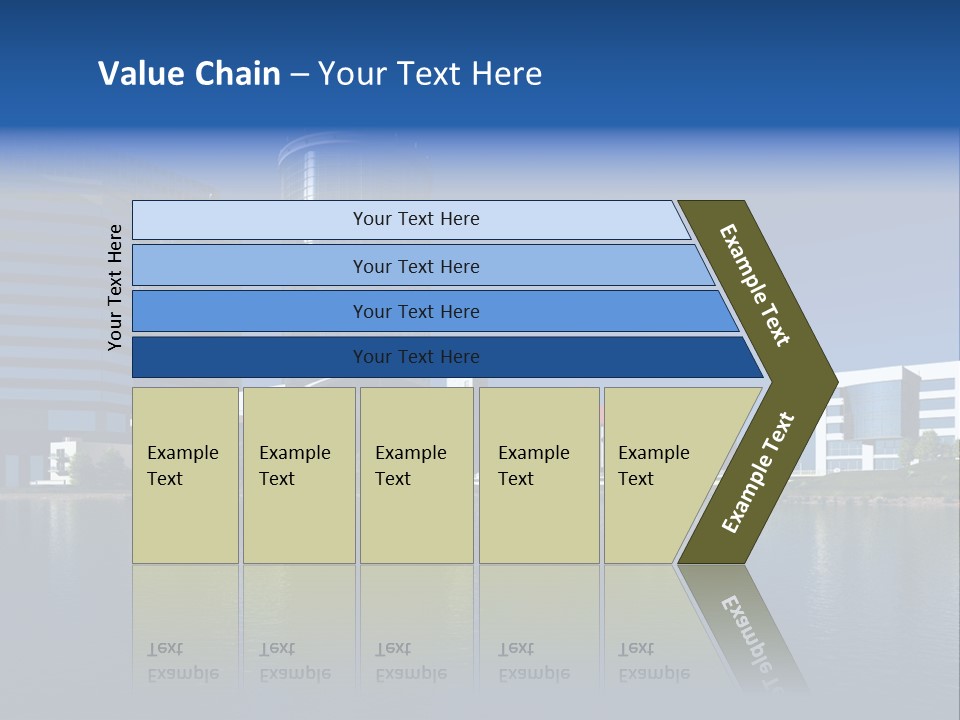 Illustration Shadow Mirror PowerPoint Template