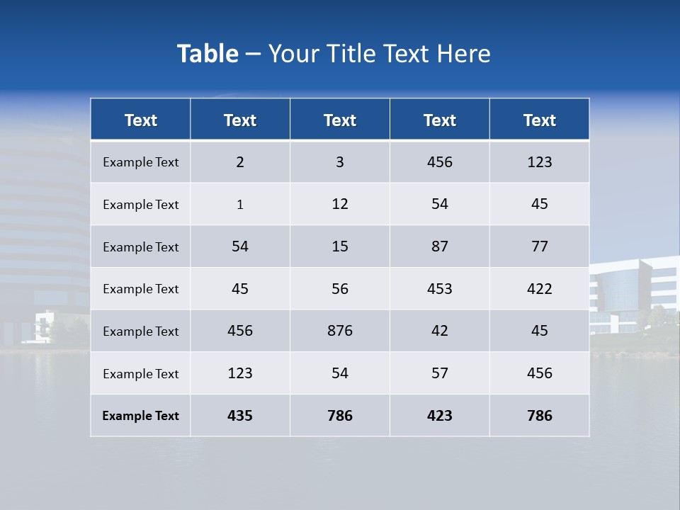 Illustration Shadow Mirror PowerPoint Template