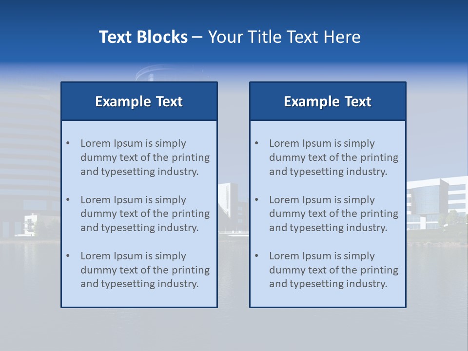 Illustration Shadow Mirror PowerPoint Template