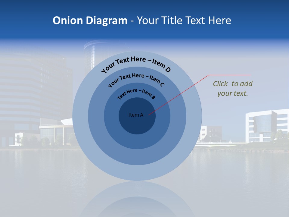 Illustration Shadow Mirror PowerPoint Template