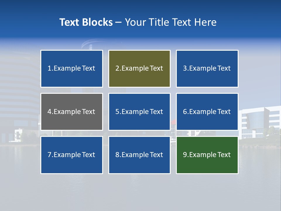 Illustration Shadow Mirror PowerPoint Template