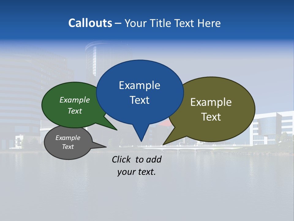 Illustration Shadow Mirror PowerPoint Template