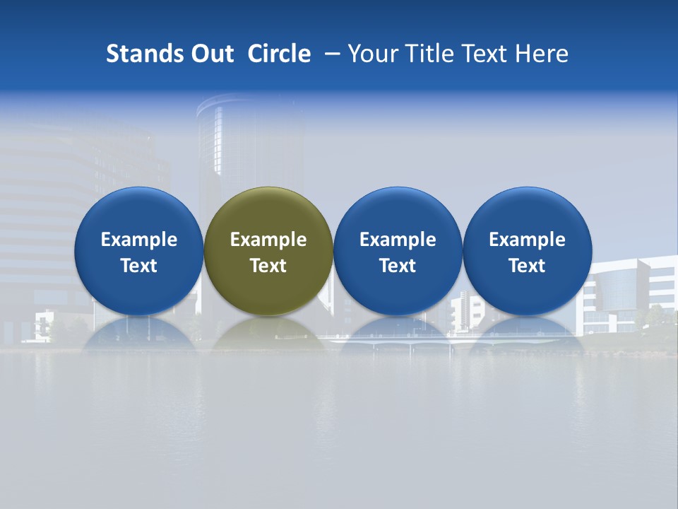 Illustration Shadow Mirror PowerPoint Template