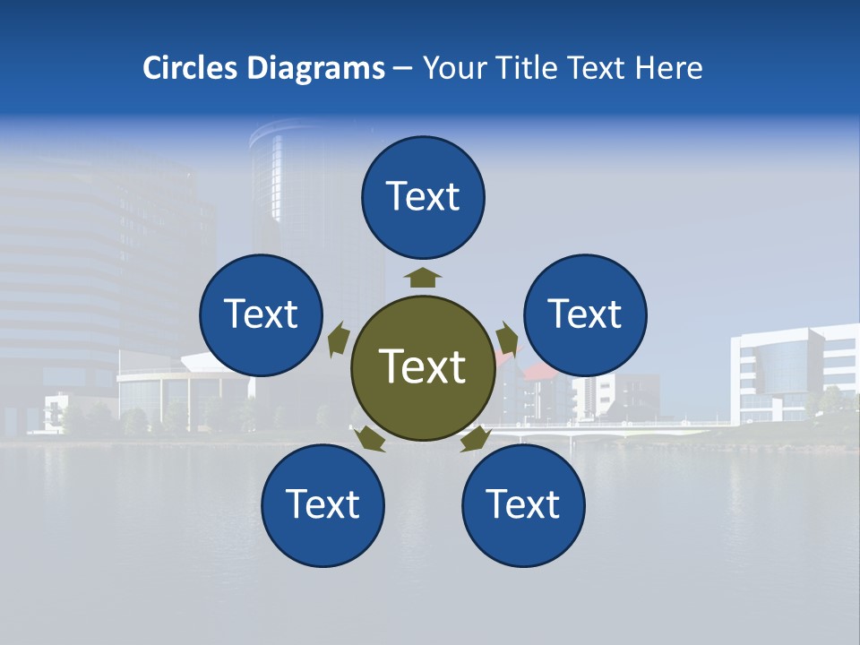 Illustration Shadow Mirror PowerPoint Template