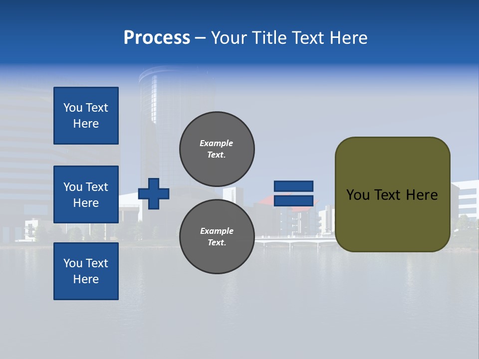 Illustration Shadow Mirror PowerPoint Template