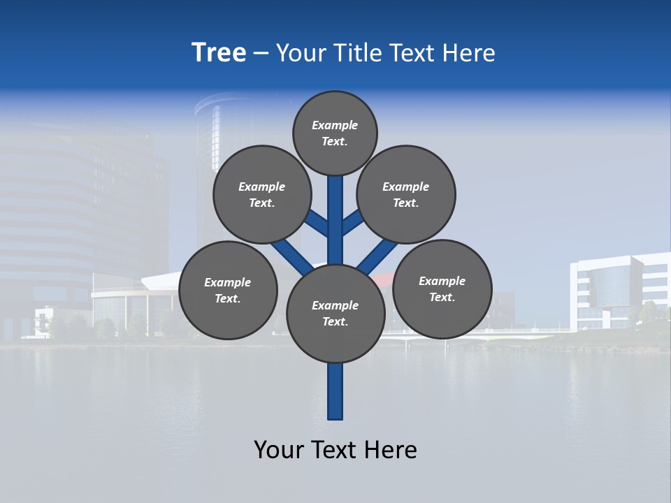 Illustration Shadow Mirror PowerPoint Template