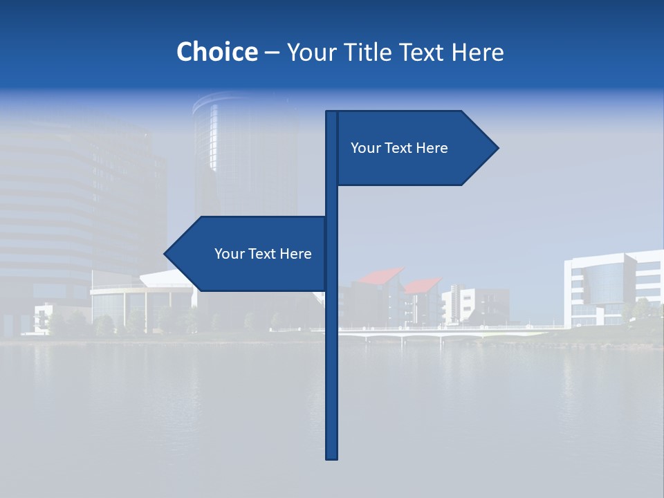 Illustration Shadow Mirror PowerPoint Template