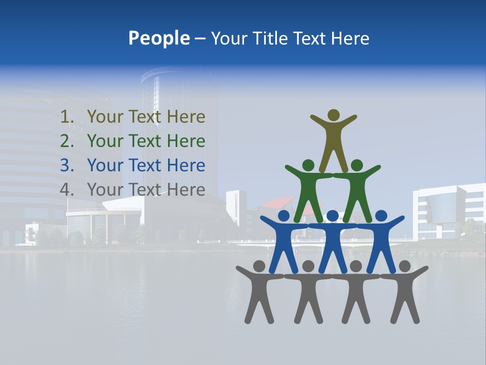 Illustration Shadow Mirror PowerPoint Template