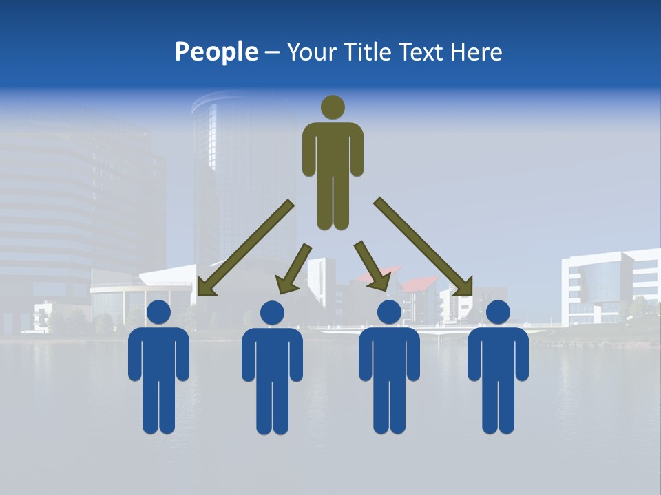 Illustration Shadow Mirror PowerPoint Template