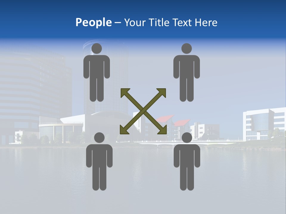 Illustration Shadow Mirror PowerPoint Template