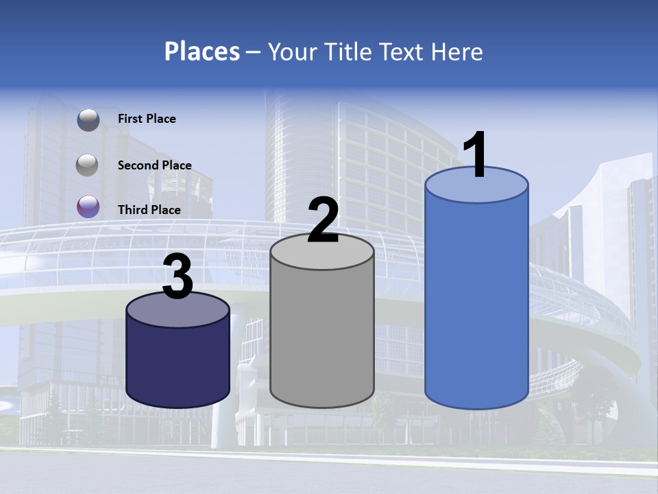 Skyline Water Cars PowerPoint Template