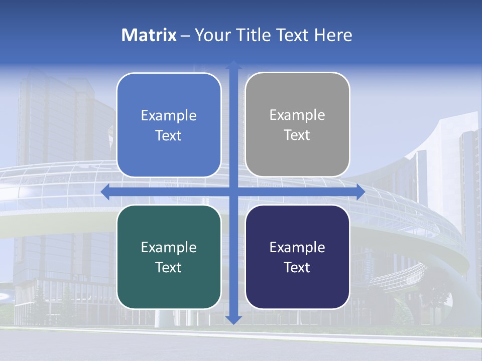 Skyline Water Cars PowerPoint Template