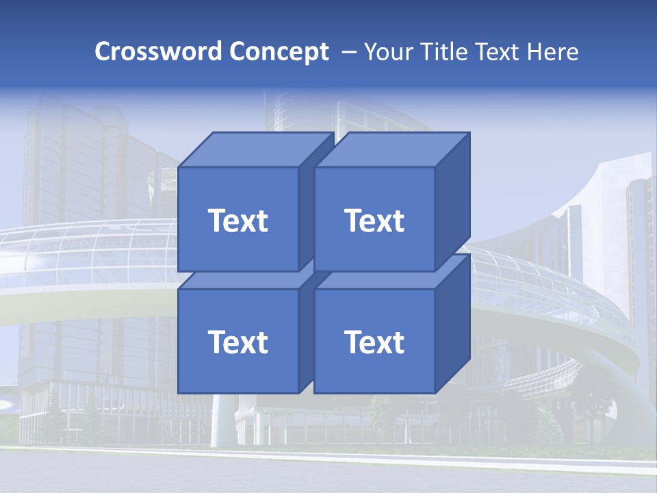 Skyline Water Cars PowerPoint Template
