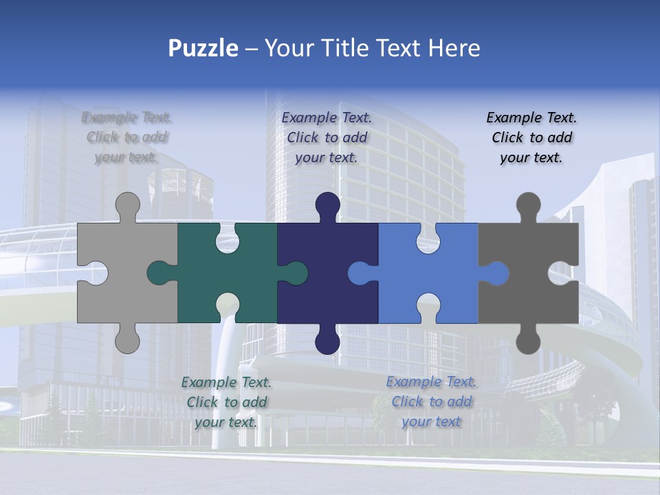 Skyline Water Cars PowerPoint Template