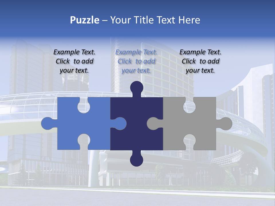 Skyline Water Cars PowerPoint Template