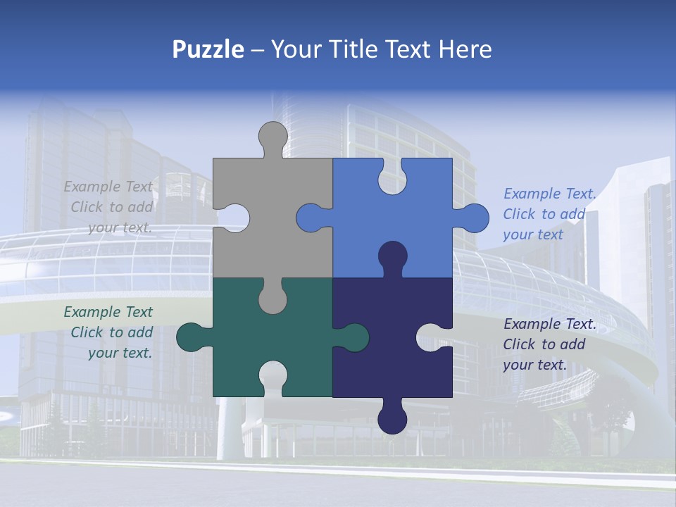 Skyline Water Cars PowerPoint Template