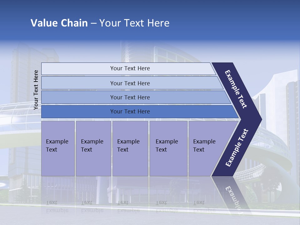 Skyline Water Cars PowerPoint Template