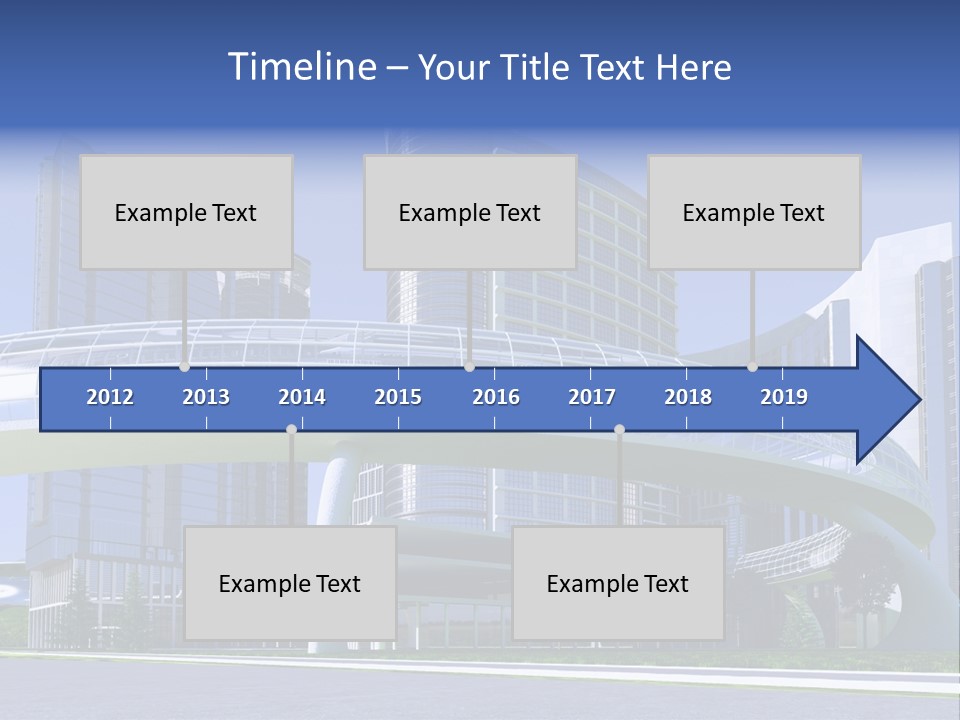 Skyline Water Cars PowerPoint Template