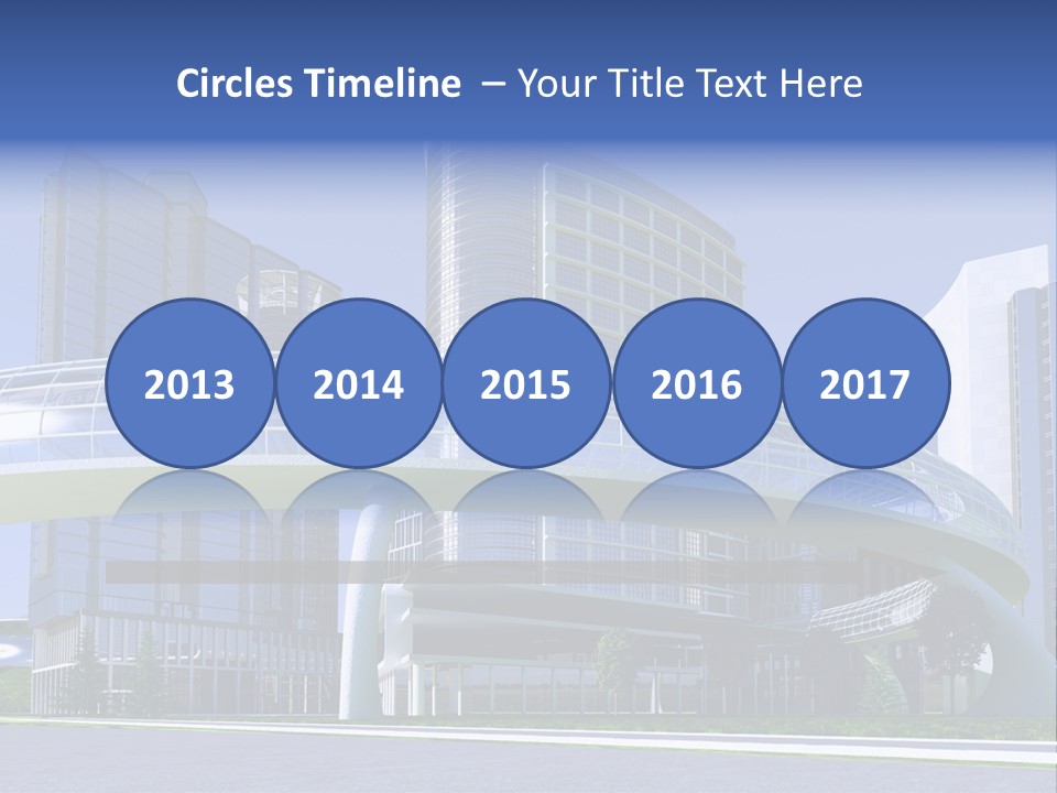 Skyline Water Cars PowerPoint Template