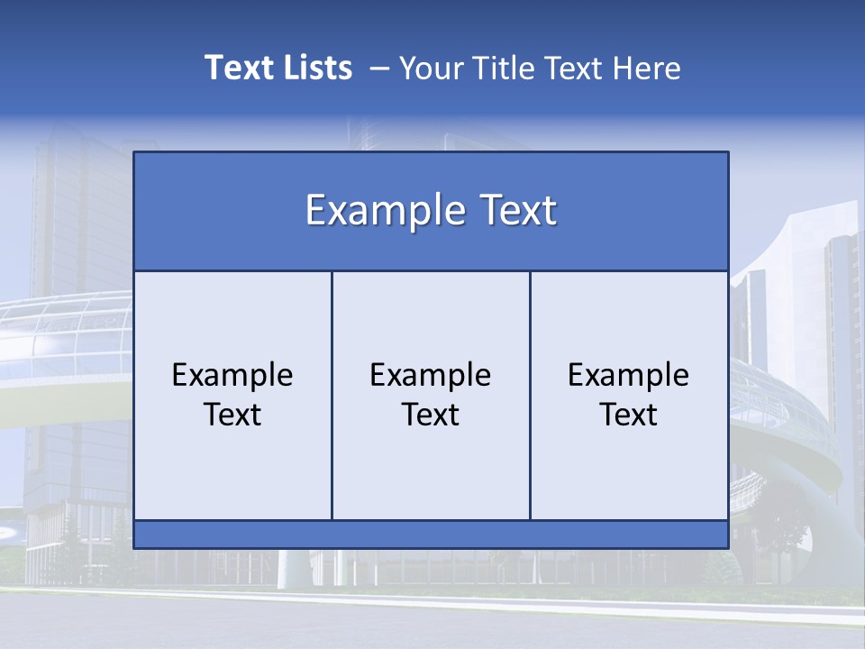 Skyline Water Cars PowerPoint Template