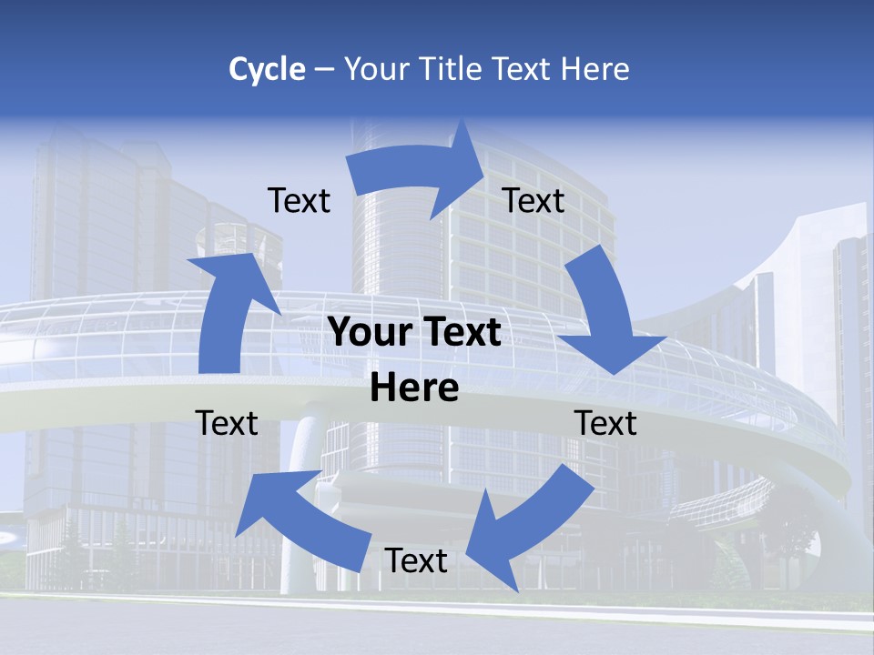 Skyline Water Cars PowerPoint Template