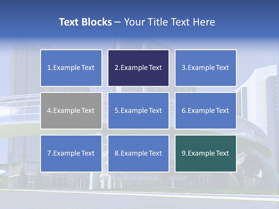 Skyline Water Cars PowerPoint Template