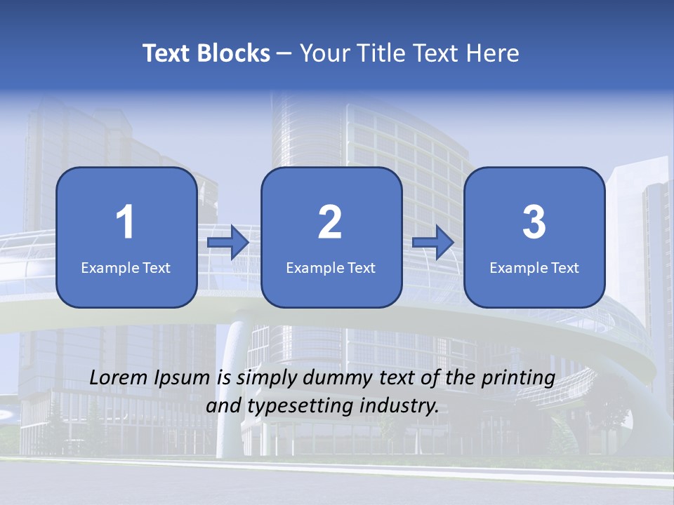 Skyline Water Cars PowerPoint Template