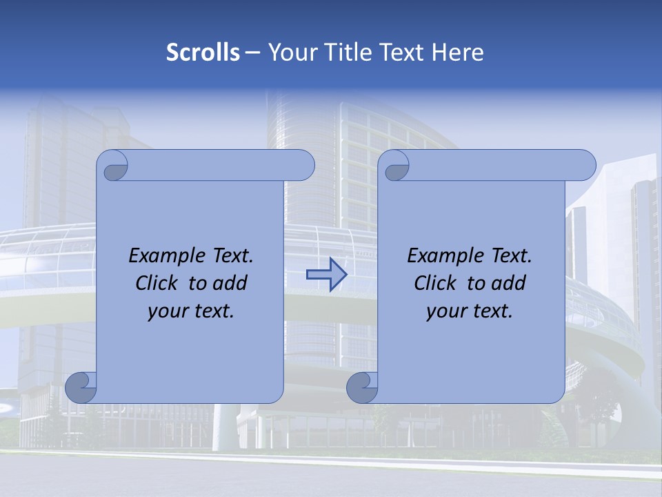 Skyline Water Cars PowerPoint Template