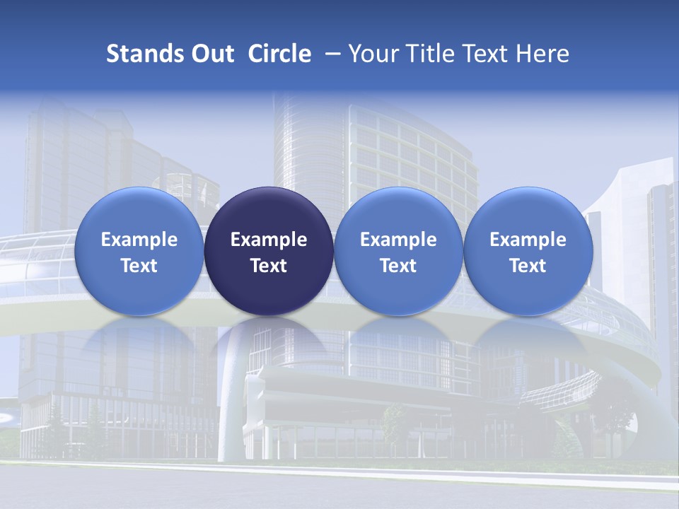 Skyline Water Cars PowerPoint Template