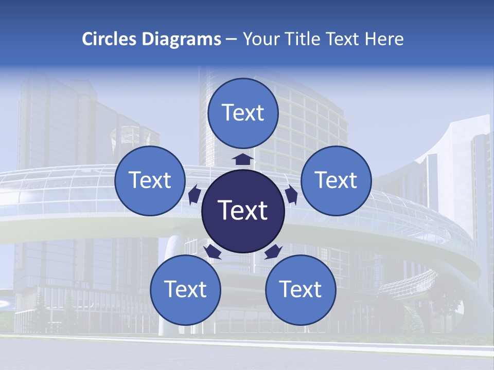 Skyline Water Cars PowerPoint Template