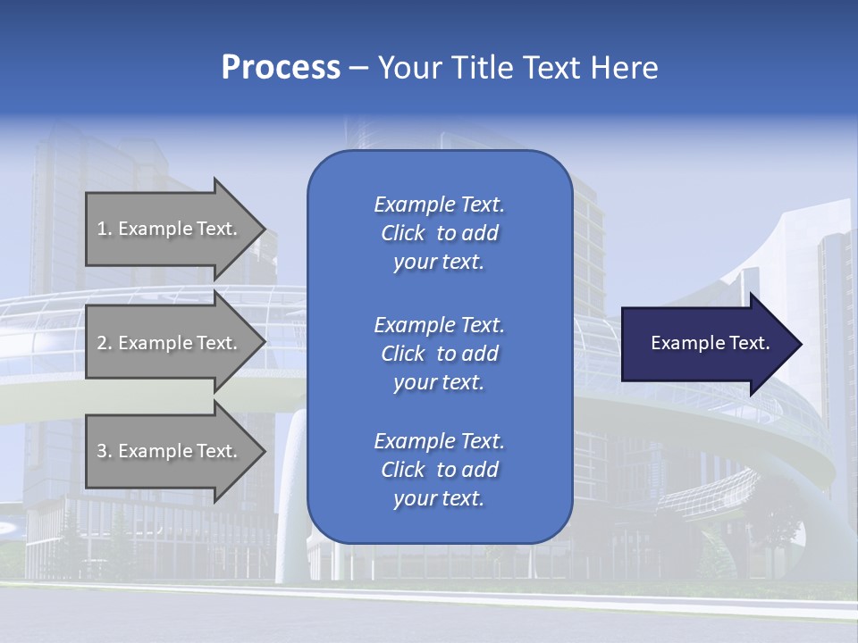 Skyline Water Cars PowerPoint Template