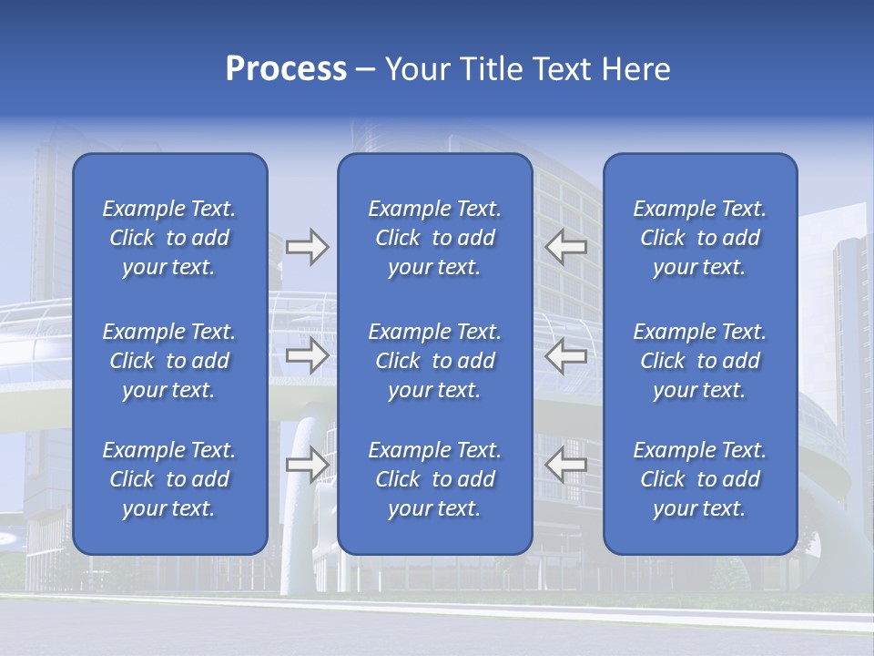 Skyline Water Cars PowerPoint Template