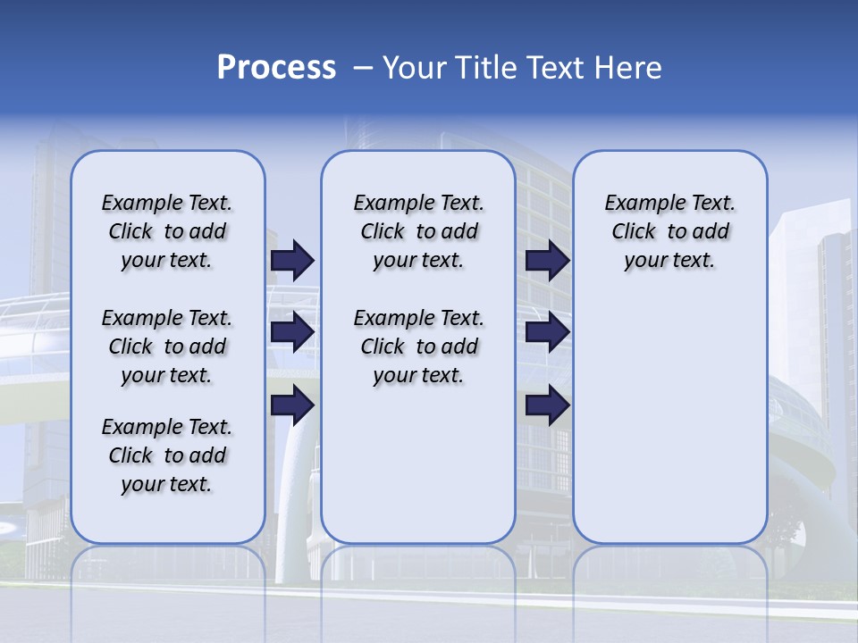 Skyline Water Cars PowerPoint Template